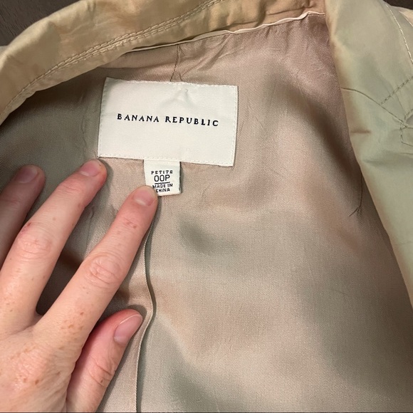 Banana Republic 00P Khaki Cotton Blazer - Picture 6 of 8